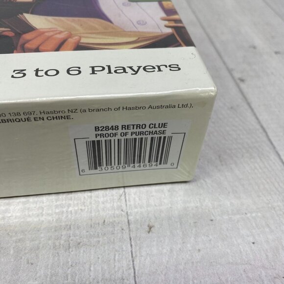 Hasbro RETRO SERIES 1986 CLUE Classic Detective Board Game 2014 NEW SEALED - Picture 11 of 15